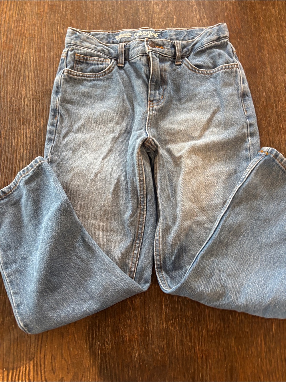 Kids Cat & Jack Light Blue Relaxed Jeans (12)